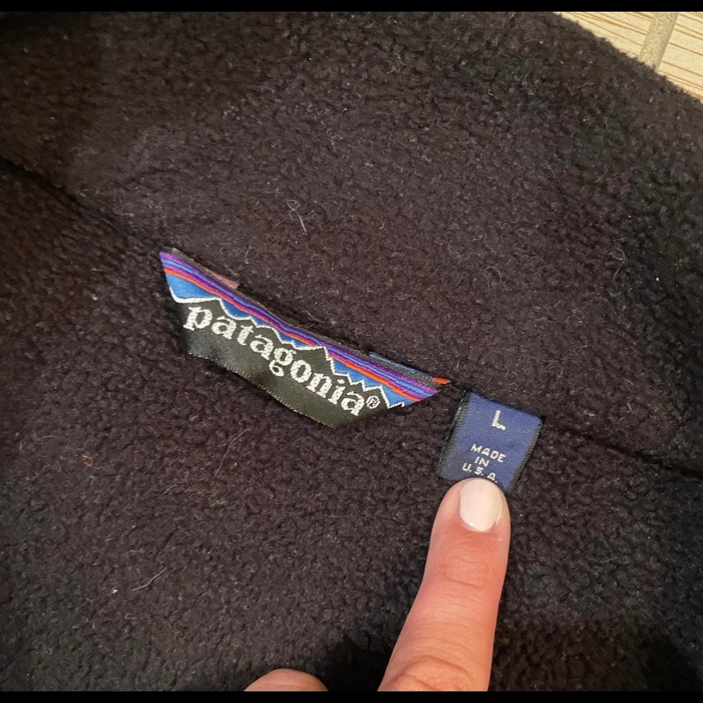 Rare Vintage Patagonia Half Zip Fleece Made in USA - Picture 3 of 3